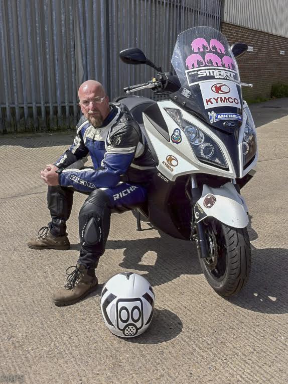 Steve Cooper with his trusty Downtown 300