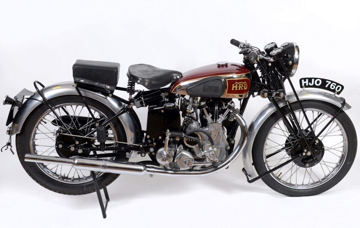 This Vincent HRD Meteor will be on sale in the Charterhouse Auction at the upcoming Carole Nash Eurojumble